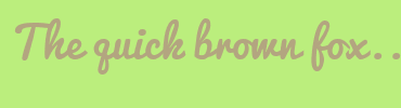 Image with Font Color B3A580 and Background Color BBEE7D